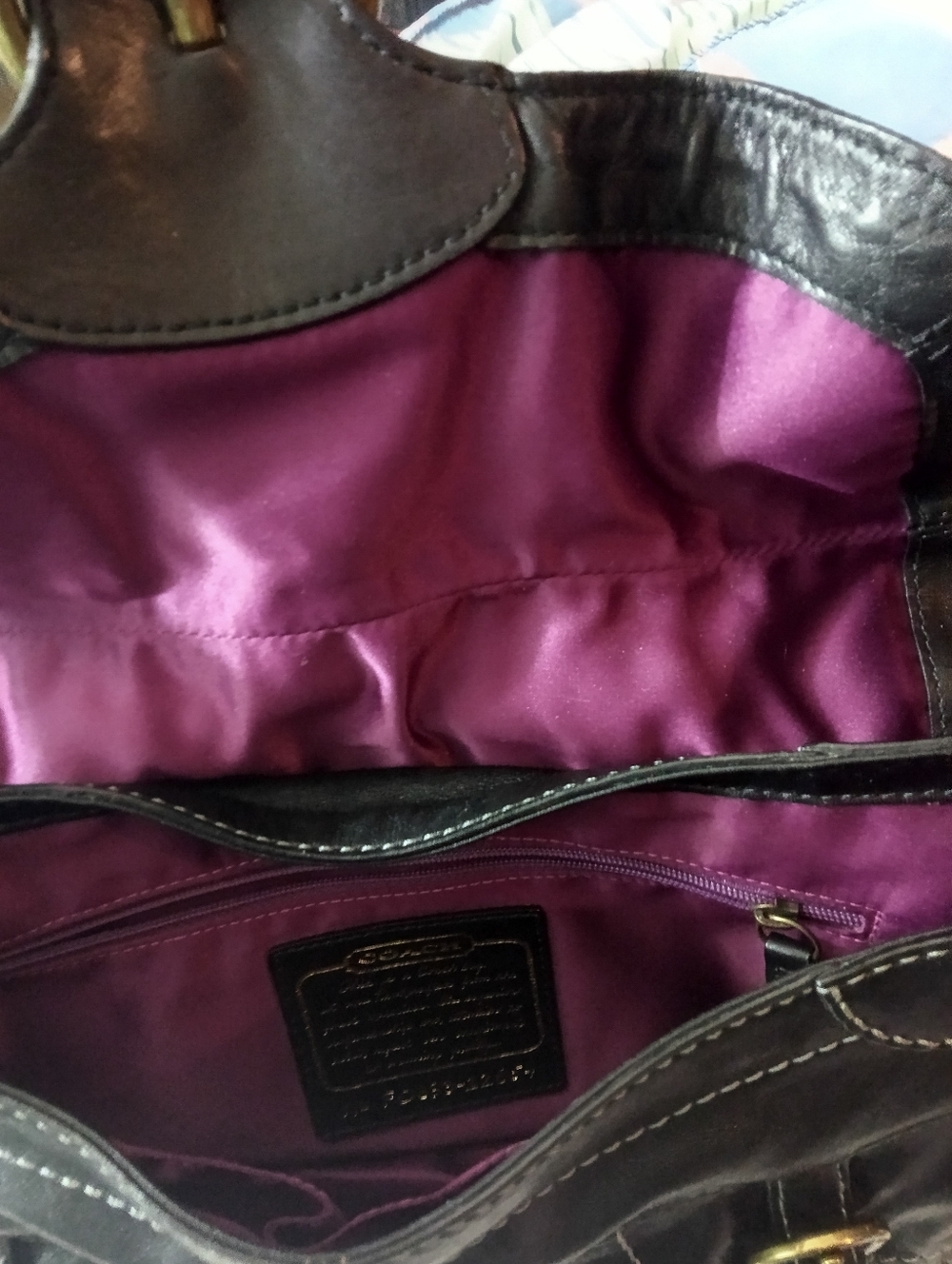 Coach Black Leather Legacy 65th Anniversary Shoulder Bag with Gold Buckles - Picture 3 of 5